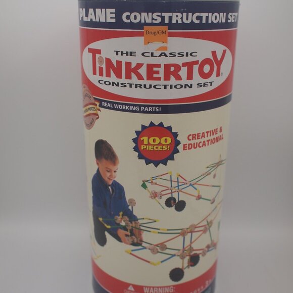 HASBRO Tinker Toy Canister(no tinker toys) - Picture 1 of 6